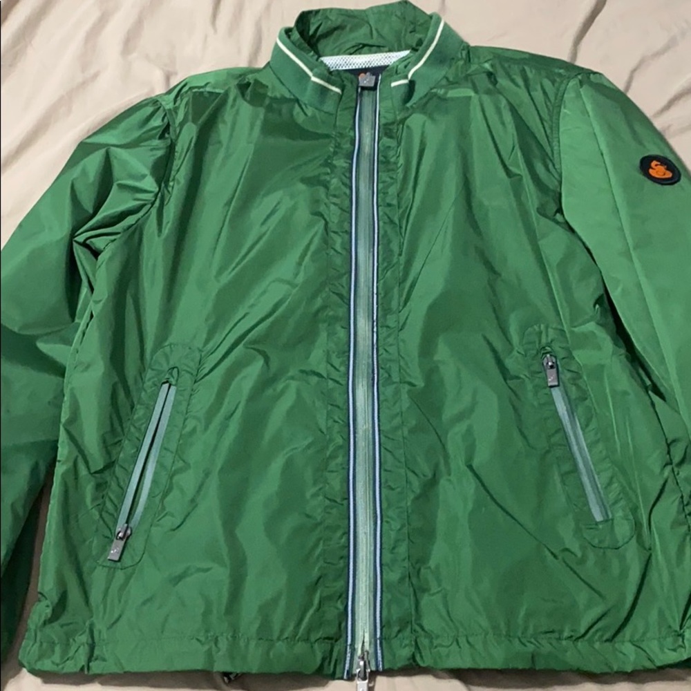 Green zip up
